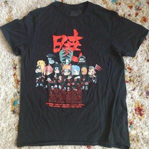 Naruto Akatsuki Black T-shirt